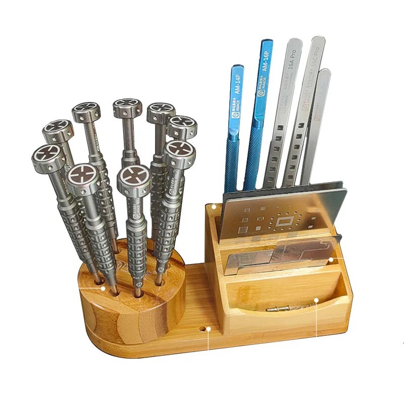 M62 Multifunction Rotating Screwdriver Holder Steel Repair Tool Tweezers