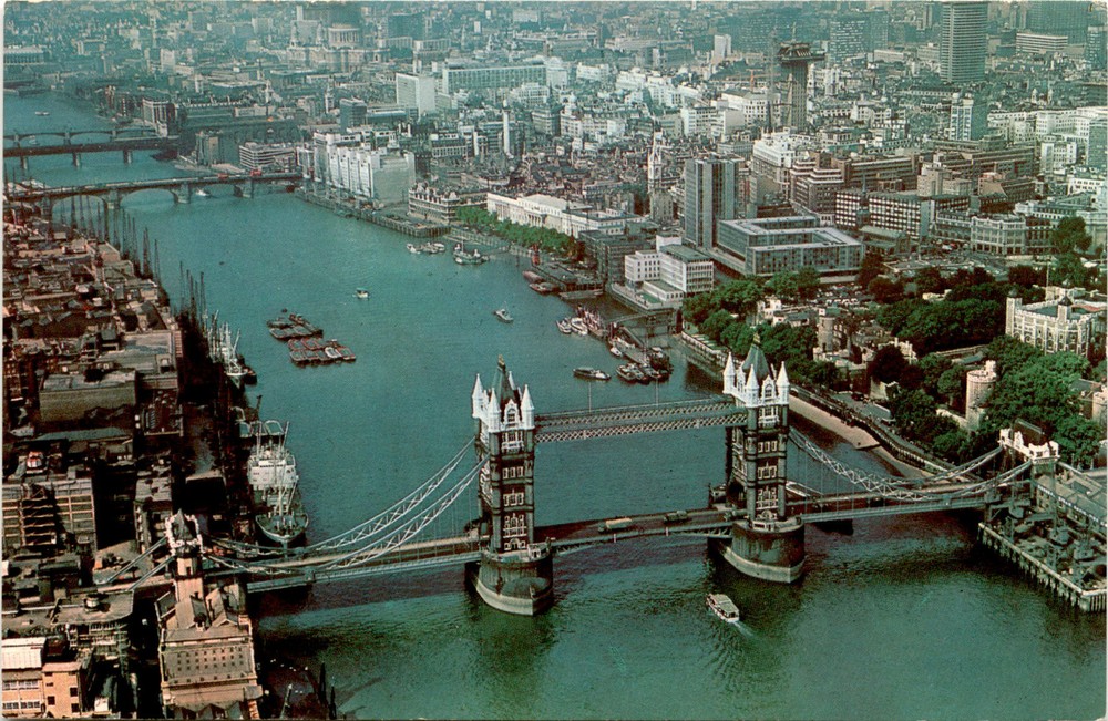 JERSEY, Central 22601, LONDON, Tower Bridge, City, S. Postcard