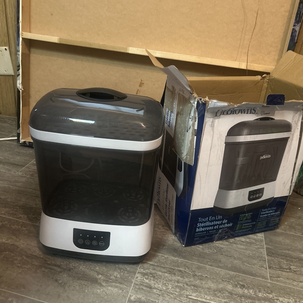 Dr. Brown's Bottle and Pacifier Sterilizer and Dryer - Gray