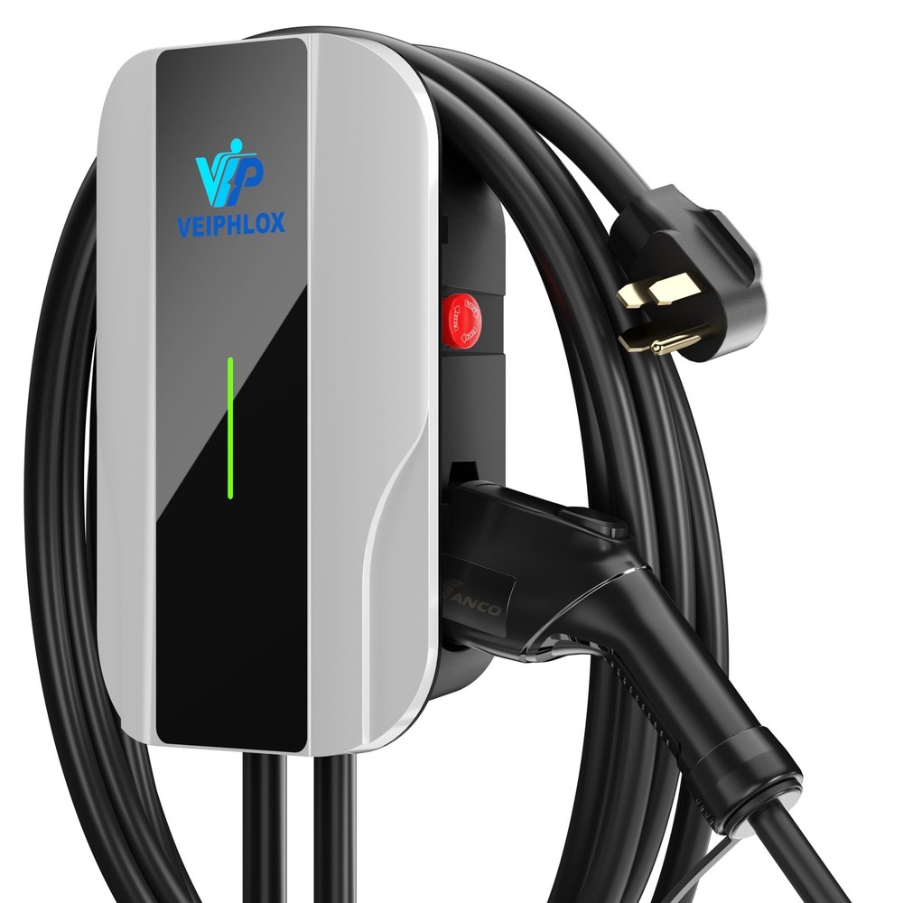 Level 2 EV Charger | 40 Amp 240V 9.6kW EV Charger w/25' Cord for all J1772 EVs