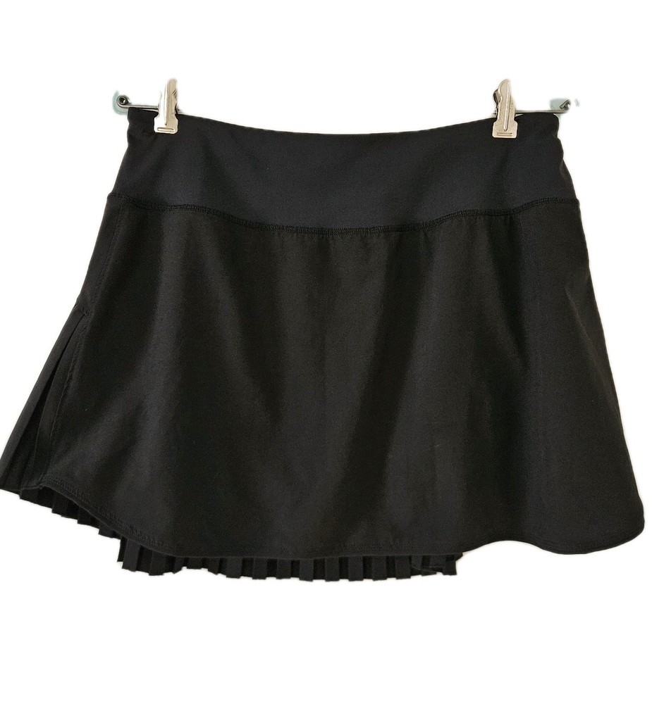 Baleaf Womens Skirt Skorts XL Pleated Black Pickleball Golf Tennis Mini Athletic