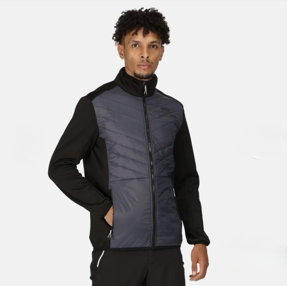 Regatta Clumber ||| Hybrid Jackets Seal Grey/Black Men’s Medium