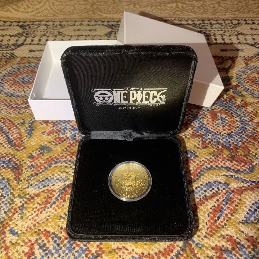 ONE PIECE 15th anniversary medal #4fbae2