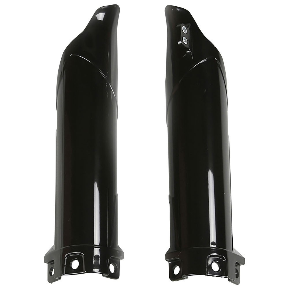 UFO Fork Guards Covers Protectors Black Kawasaki KX100 KX112 KX85 2014-2025