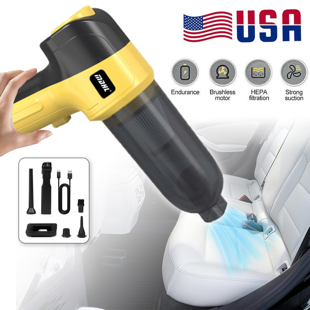 4 in 1 Upgraded Brushless Motor 120W 12000Pa Handheld Vacuum Cleaner Blower US