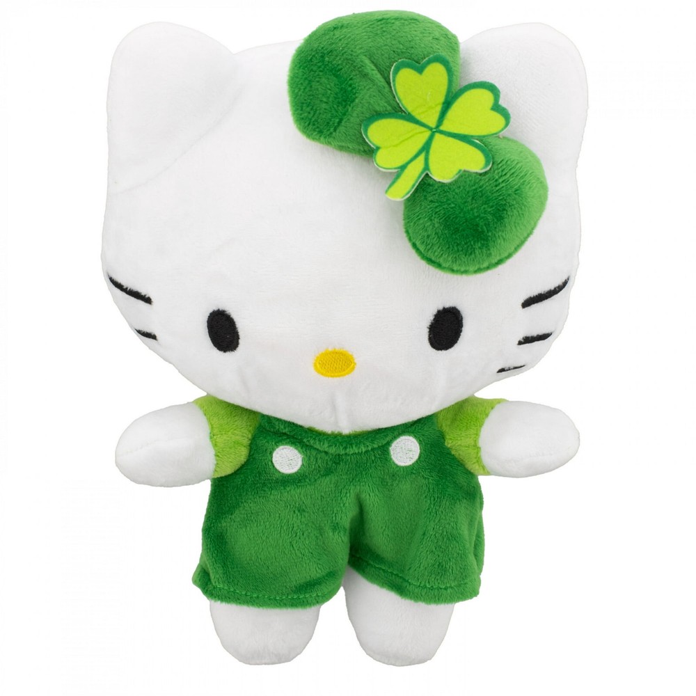 Plush - Hello Kitty St. Patrick Day Clover Green Dress 10