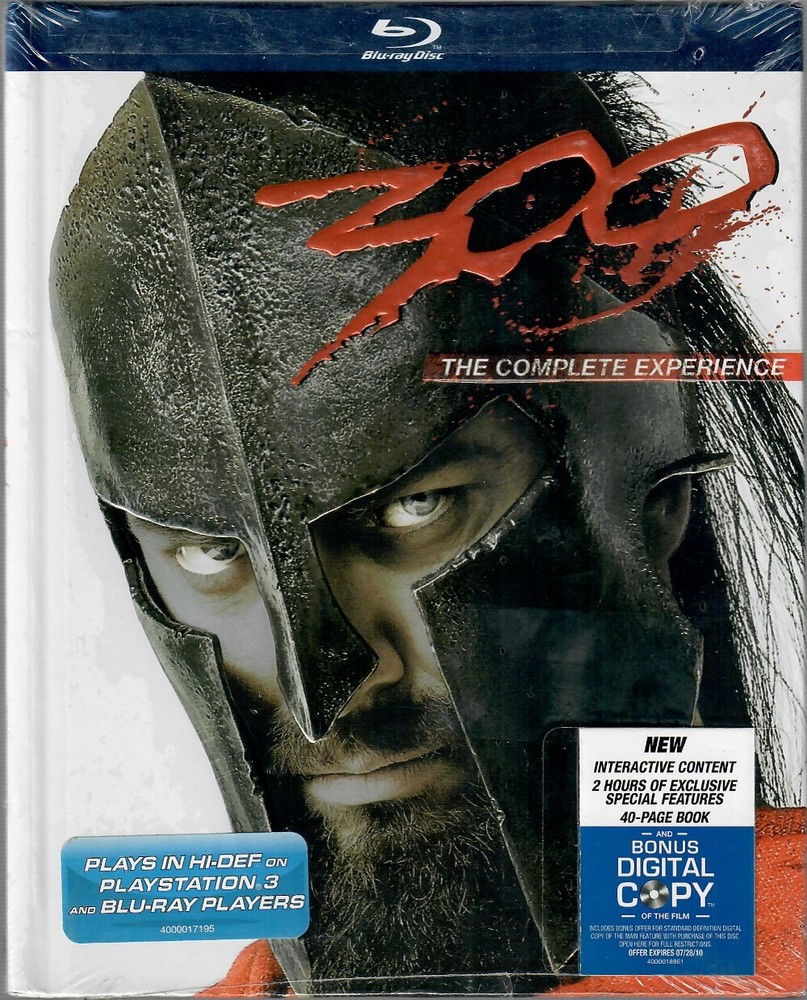 300: The Complete Experience (Blu-ray Digibook, 2009) BRAND NEW! SEALED!