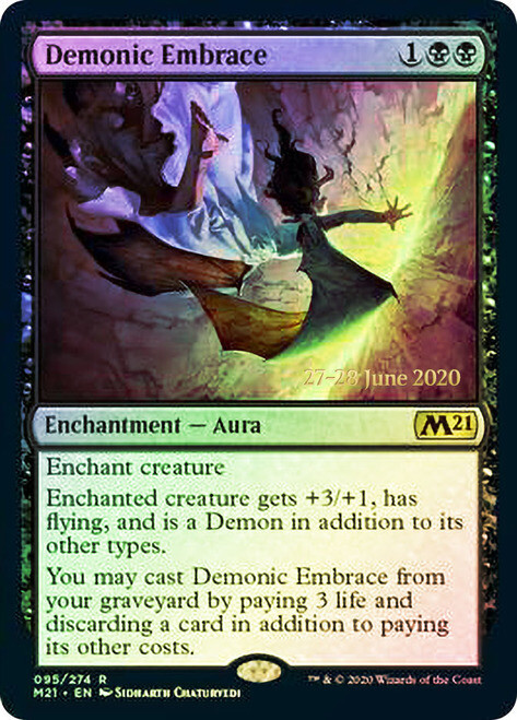 Pre-Release Promos - Demonic Embrace - Foil - Prerelease Promo