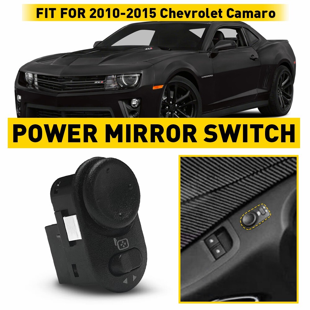 NEW For Left Driver Mirror Side Door Power Switch Control 10-15 Camaro 92225703