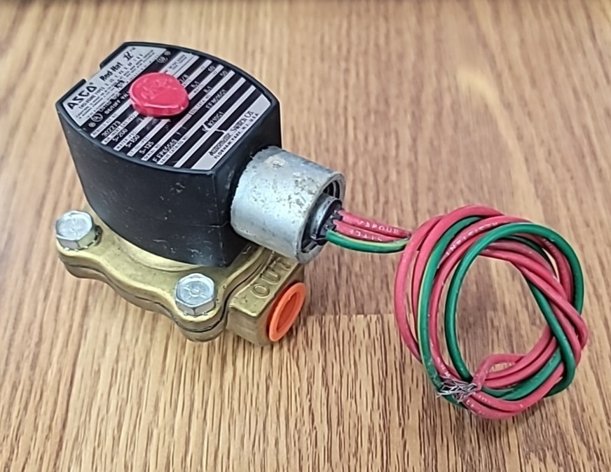 ASCO Red-Hat II EF8210G1 2-way Pilot-Operated Solenoid Valve NOS