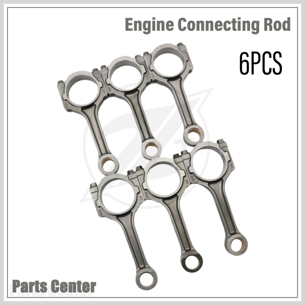 6PCS Connecting Rod Set for Chevy GMC Cadillac Buick 3.6L 12590584 2008-2017 Models