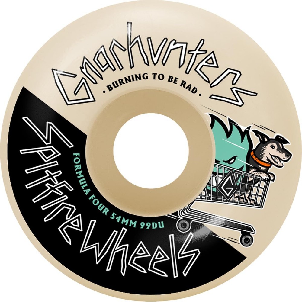Spitfire F4 99a Gnarhunters Classic 54mm NAT Skateboard Wheels (Set of 4)