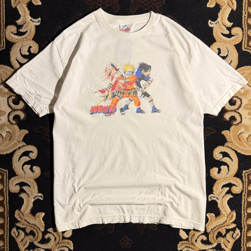 Vintage Naruto Graphic T-Shirt Large