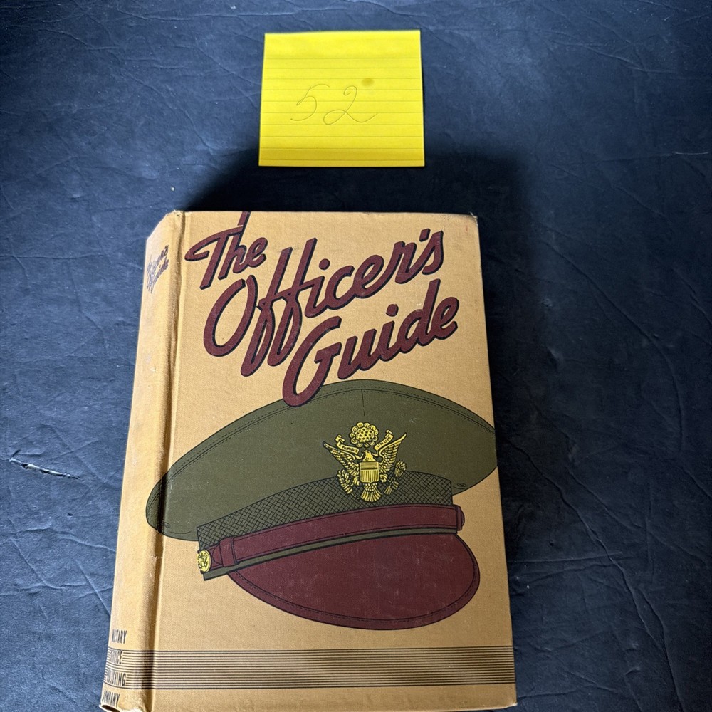WWII The Officer's Guide 9th edition dated 1942 Military Service Publishing #52