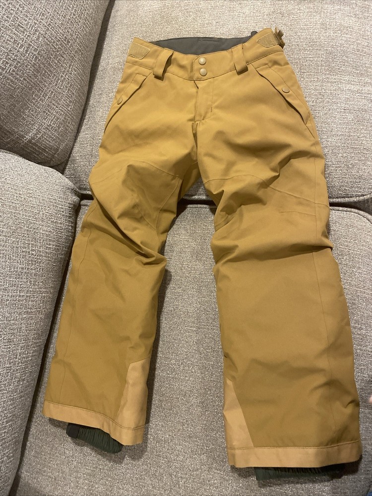 Patagonia H2NOKids Snow Pants XS 5-6 Adjustable Waist Black Snowboard Ski