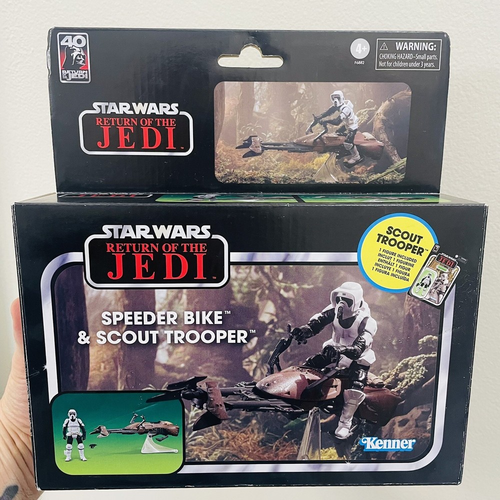 NEW! Star Wars Vintage Collection 3.75” figure: SPEEDER BIKE & SCOUT TROOPER