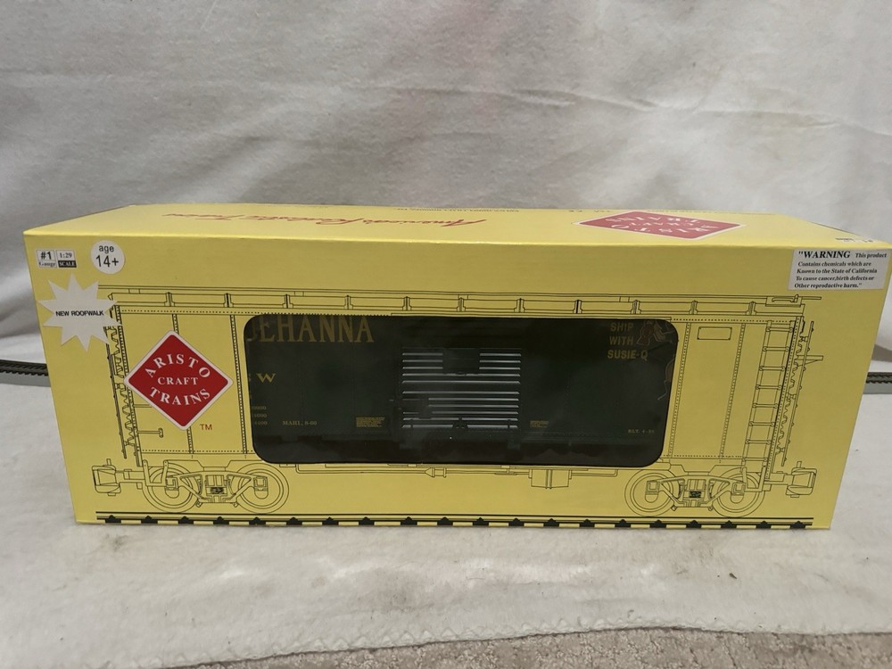 Aristocraft G Scale 46029 Box Car Susquehanna For Train, Set Layout NIB