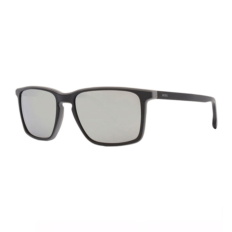 Hugo Boss BOSS 1556/O/S 0O6W T4 Matte Black/Grey/Silver Mirror 57-18-145 Sung...