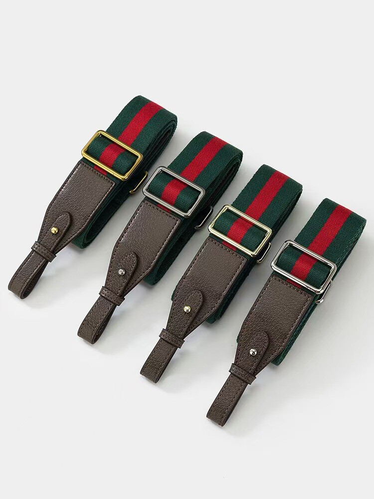 Replacement Striped Strap for Gucci Women Shoulder Bag Camera Bag Purse No Logo*