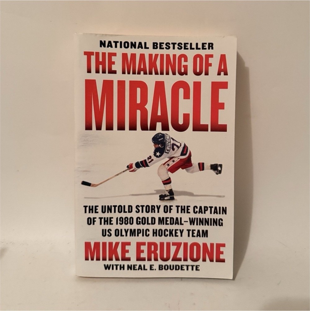 Mike Eruzione The Making of a Miracle Trade Paperback Harper Hockey Olympics