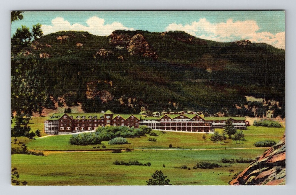 Rocky Mountain National Park CO-Colorado, Estes Park Chalets, Vintage Postcard