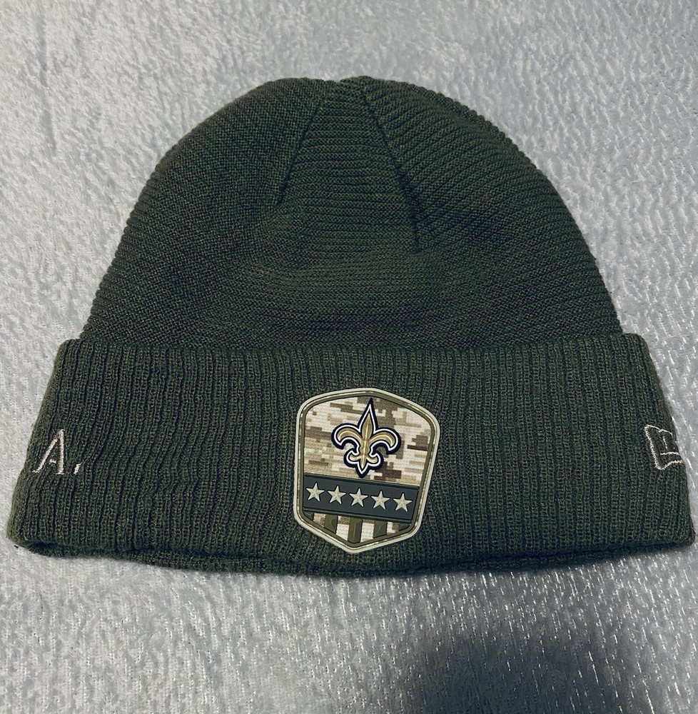 New Orleans Saints NFL Team Khaki USA Style New Era Beanie