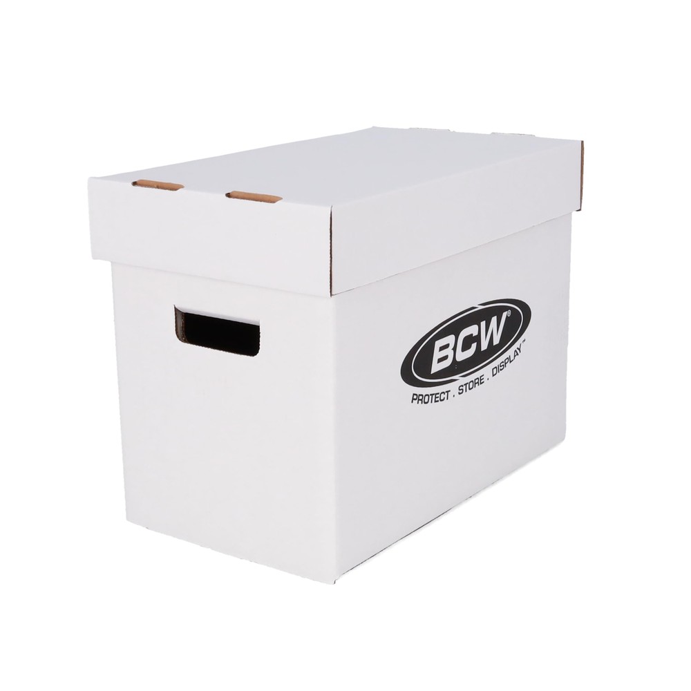 BCW Magazine/Document Storage Box 1-Pack | Durable Cardboard Filing Box