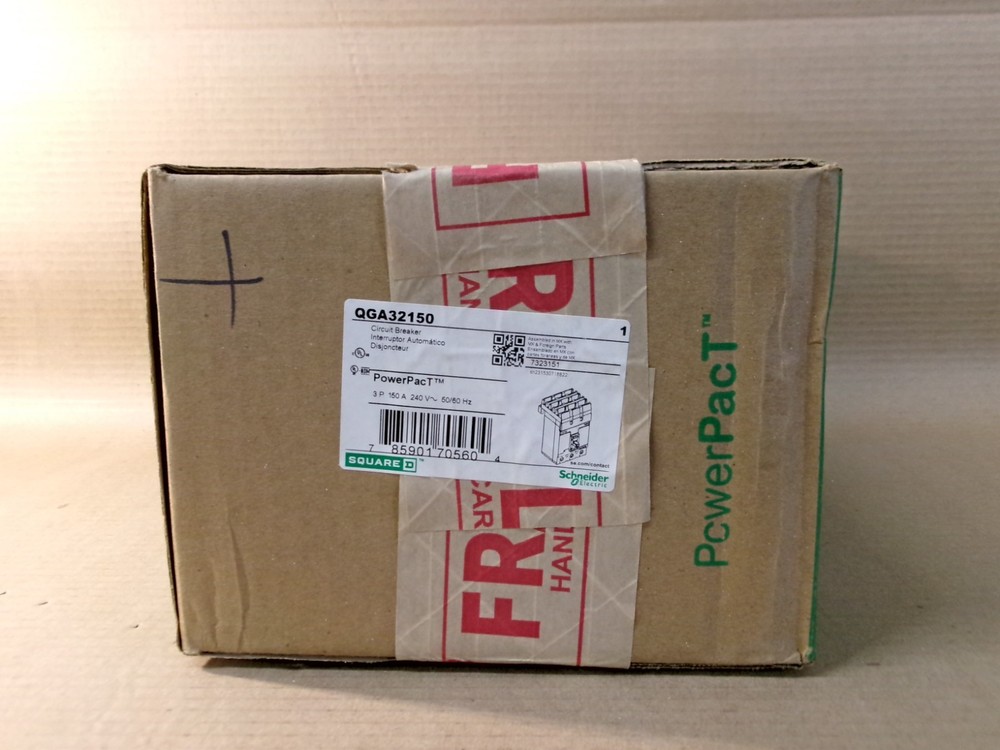NEW Square D QGA32150 3 Pole 150 Amp 240V Power Pact I-line Circuit Breaker  NSB