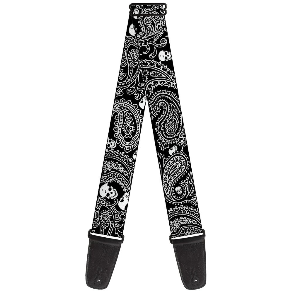 Guitar Strap - Bandana/Skulls Black/White ACC NEWAnother great item from Rarewaves USA | Free delivery!