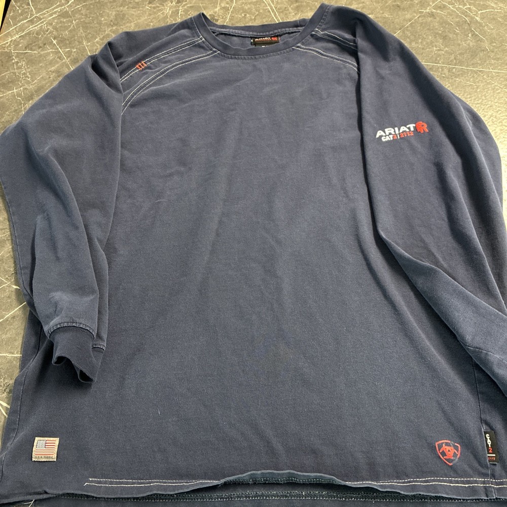 Ariat FR Flame Resistant Workwear CAT2 2112 Long Sleeve Shirt Size XLarge