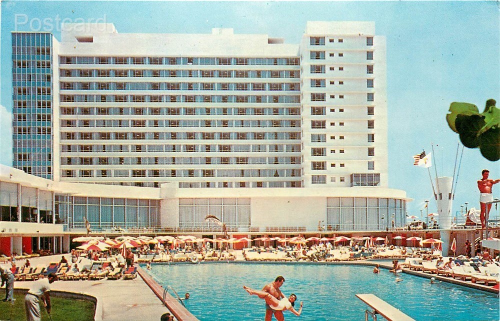 FL, Miami Beach, Florida, Eauville Hotel, Pool, Dexter Press No. 74608-B