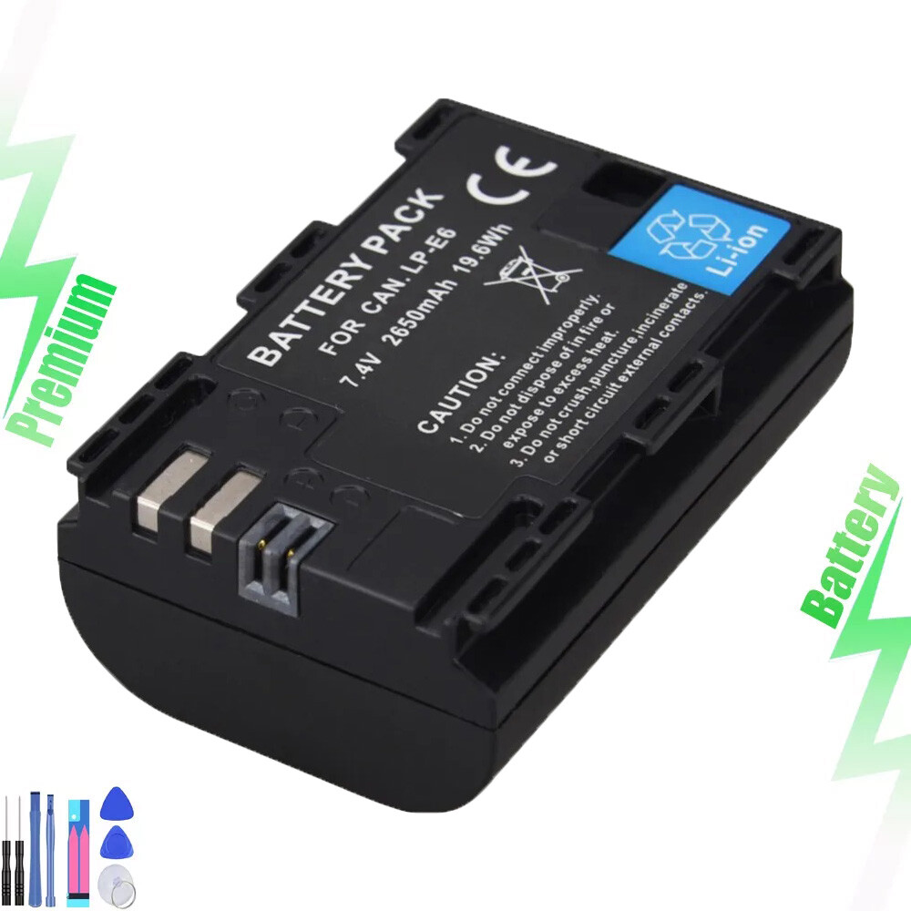 1x Battery for Canon LP-E6 LP-E6N EOS 5DS, EOS 5DS R, EOS 5D Mark II III IV