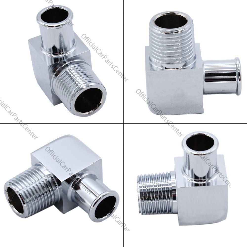 90° Deg Heater Hose Fitting 1/2