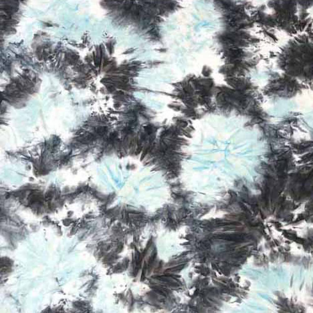 Inc Printed DTY 92% Polyester 8% Spandex Double-Sided Brushed Off White Mint Fabric