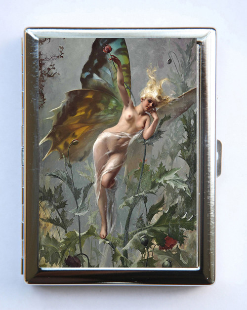 The Poppy Fairy Cigarette Case Wallet Business Card Holder