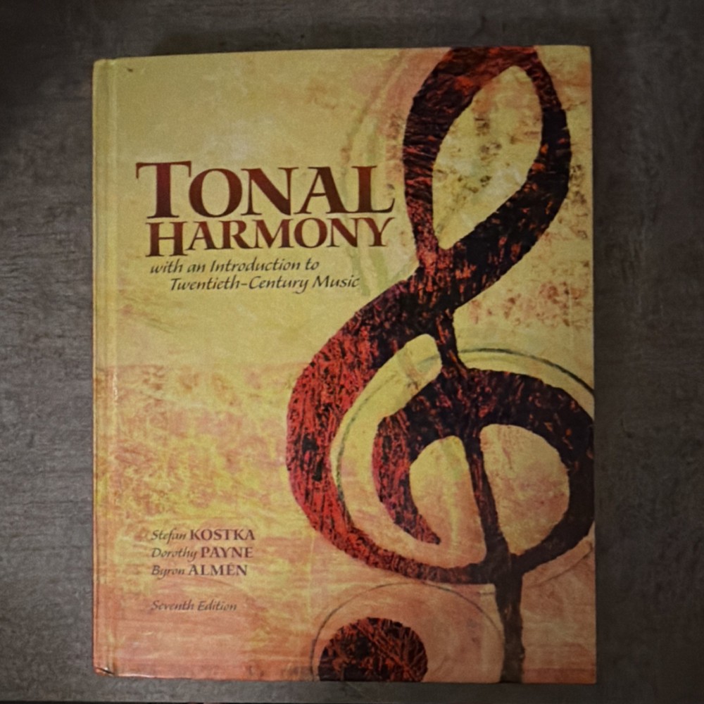 Tonal Harmony Seventh Edition by Kostka, Payne, Almen Hardcover Textbook