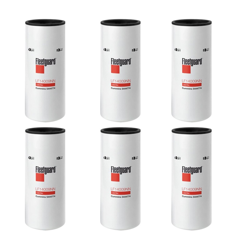 6PCS Fleetguard LF14009NN Replaces Fleet guard Oil Filter Upgrade of LF9009 US