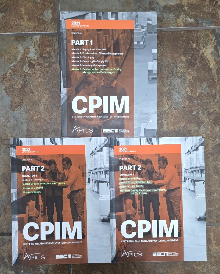 ASCM CPIM 2021 Learning System Version 7 Book Set Supply Chain & Inventory