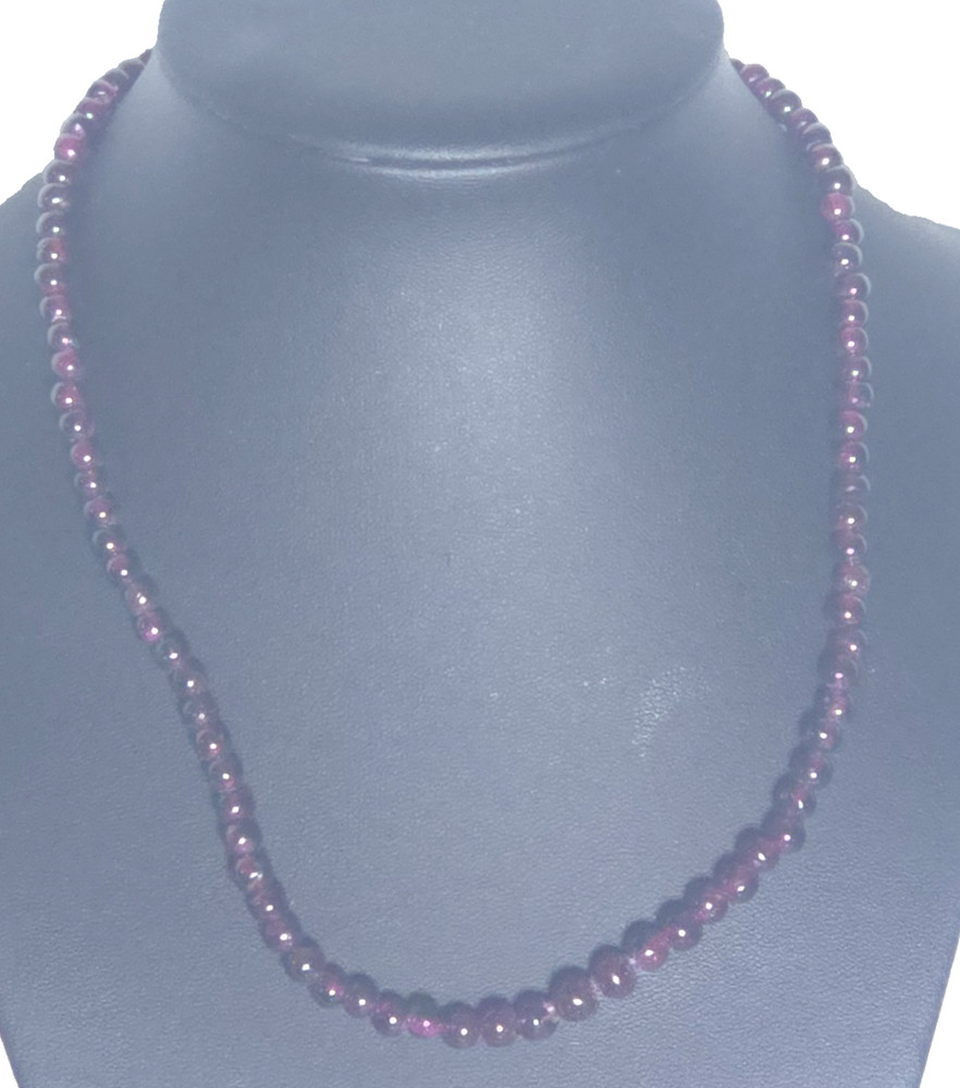 Vintage red Garnet Collar necklace 16