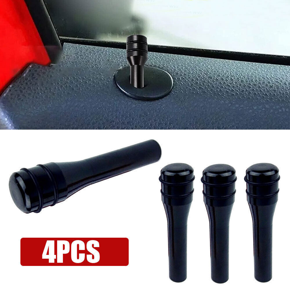 4x/Set Truck Car Interior Door Panel Locking Lock Knob Pull Pins Cover Kit Parts