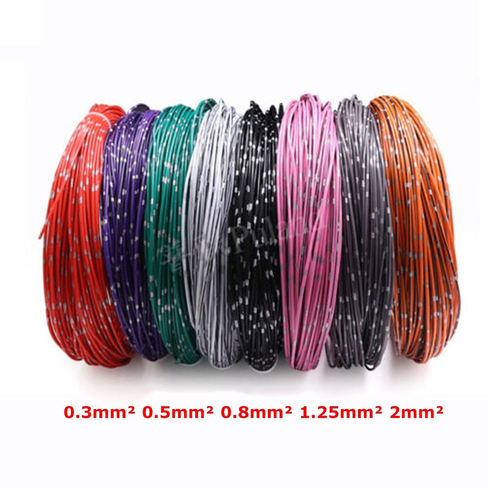 Automotive Cable 0.3-2mm² Thin Wall Car Wiring Auto Modification Electrical Wire