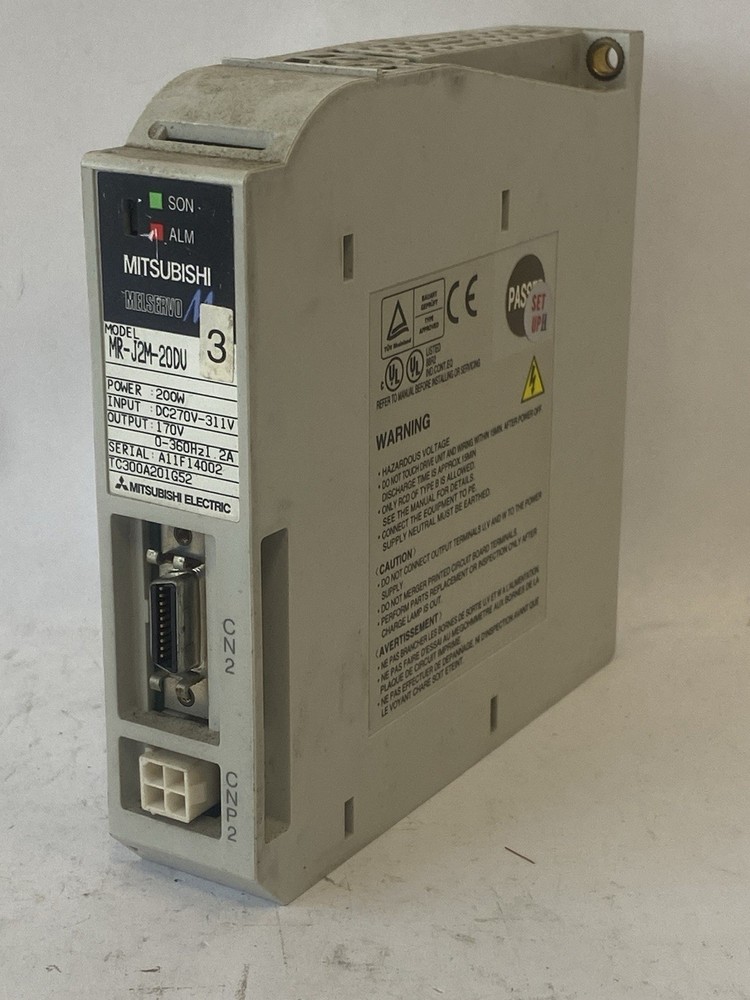 Mitsubishi MR-J2M-20DU Melservo AC Servo Drive 200W