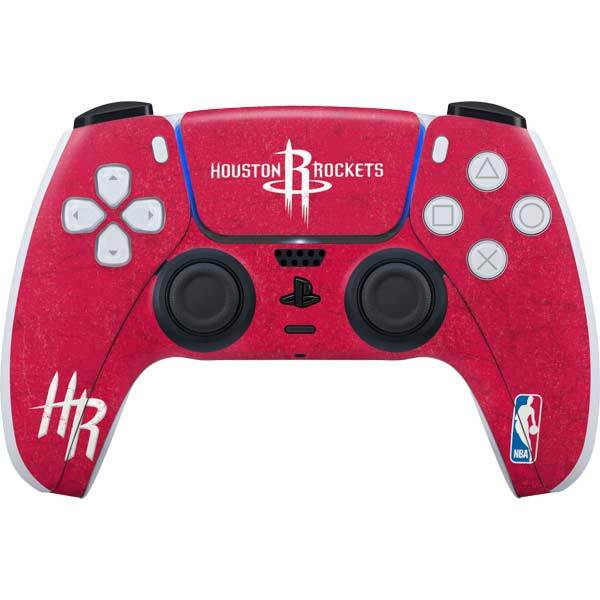 NBA Houston Rockets PS5 Controller Skin - Houston Rockets Distressed
