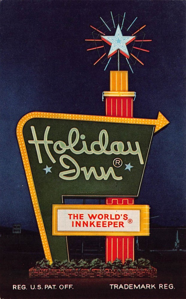 Battleboro NC Holiday Inn Motel Hotel Rocky Mount North No 3 Vtg Postcard D1