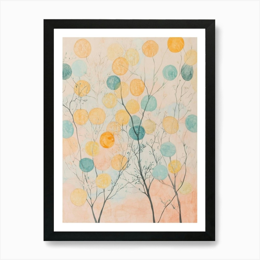 Trees In The Sky 3 Art Print Framed Wall Art Poster Canvas Print Picture