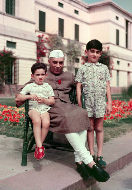 India Jawaharlal Nehru the Prime Minister of India 1950s Old Photo