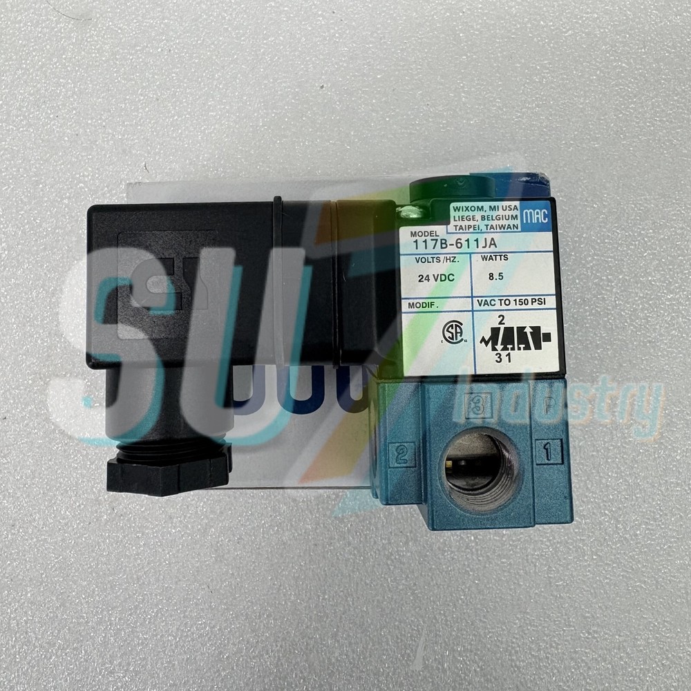 MAC 117B-611JA solenoid valve# 1pcs  New  In Box