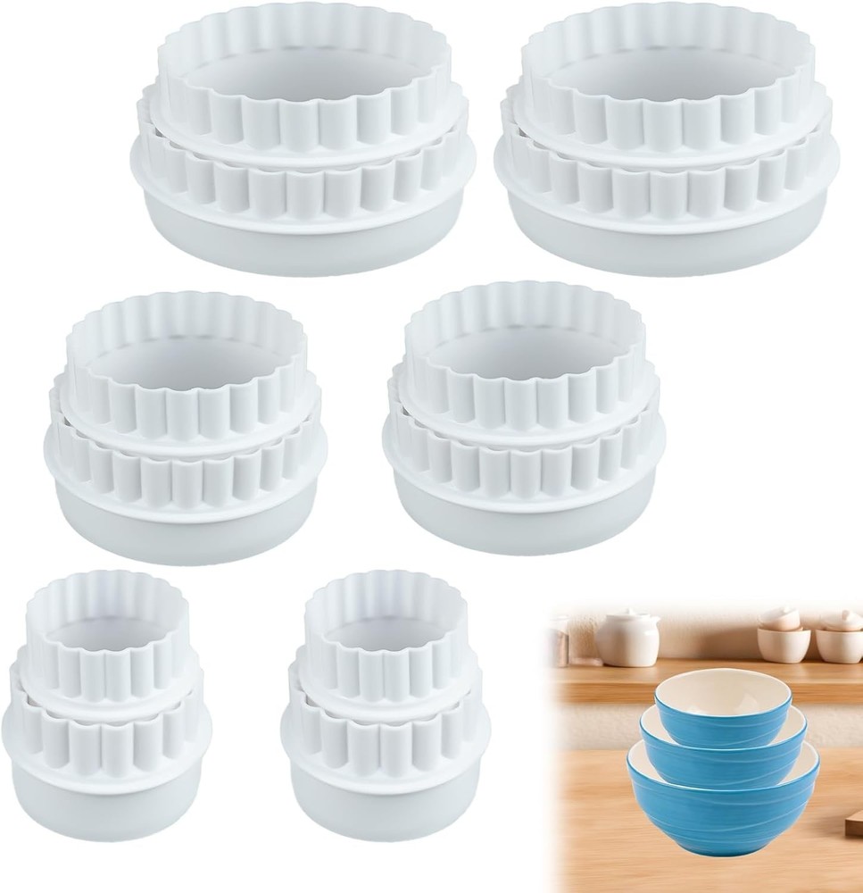 12 Pieces Display Stands for Pyrex round Bowls Risers for Pyrex Bowls Stacker St