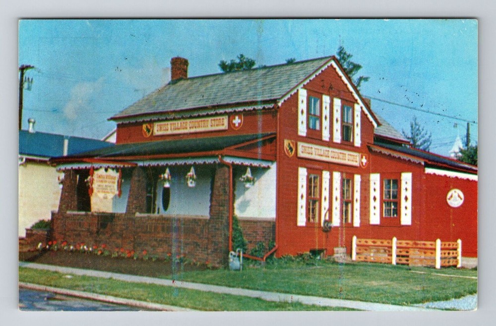 Sugarcreek OH-Ohio,  Swiss Village Country Store, Vintage Postcard