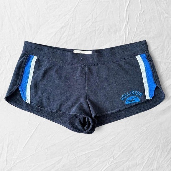 Y2K Hollister navy blue micro mini shorts